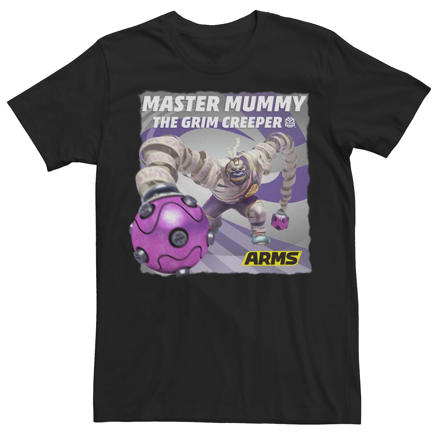 

Мужская футболка с плакатом Master Mummy The Grim Creeper Licensed Character