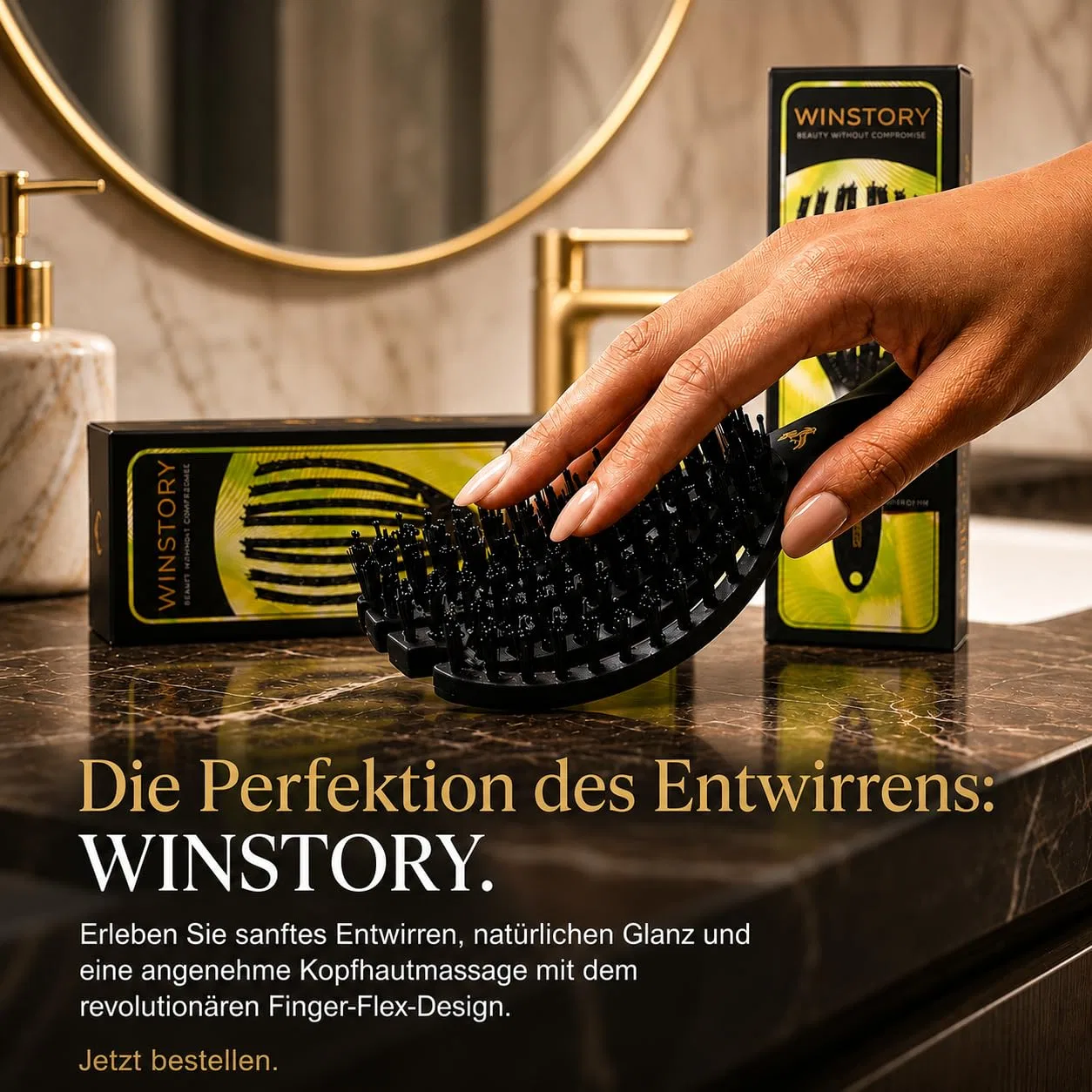 Щетка для волос «Smoothing Finger Flex» от WinStory Winstory — фото 2