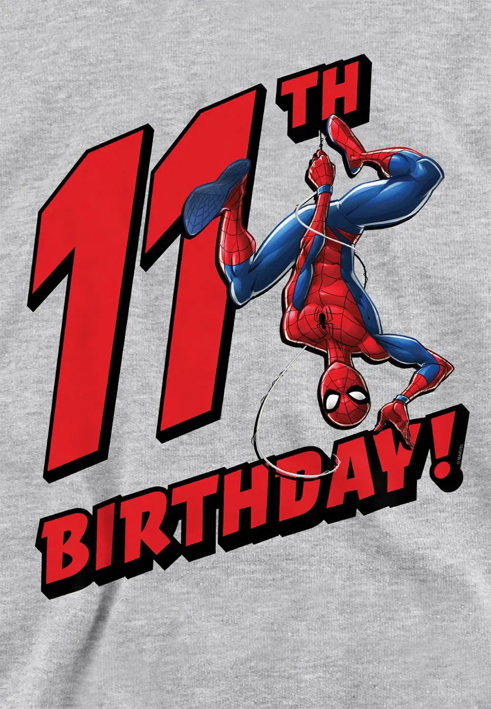 Худи детское Spiderman Marvel, серый — фото 2