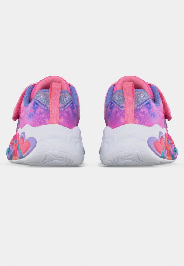 Кроссовки «вечное сердце» Skechers, Light Pink Sparkle/Multi-Coloured — фото 4
