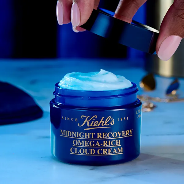 Сыворотка Kiehl's — Ночной Midnight Recovery Omega-Rich Cloud Cream, 50 мл — фото 3