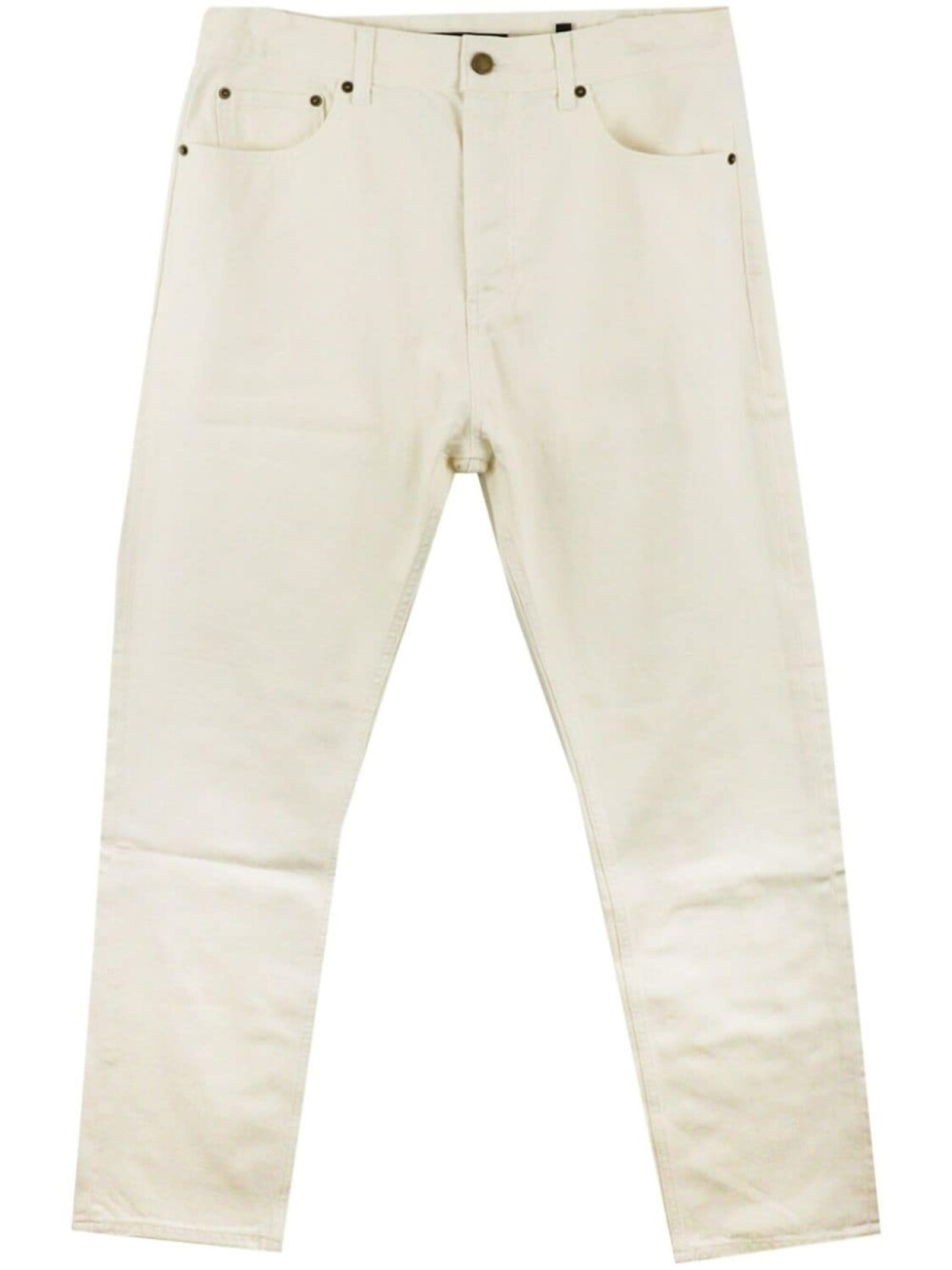 

FEAR OF GOD ESSENTIALS прямые джинсы с логотипом, белый