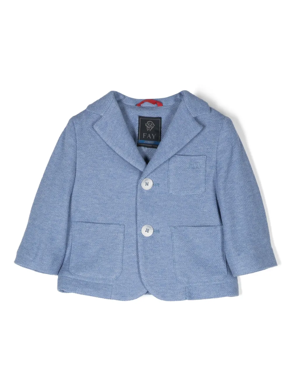 Однобортный блейзер Fay Kids, синий