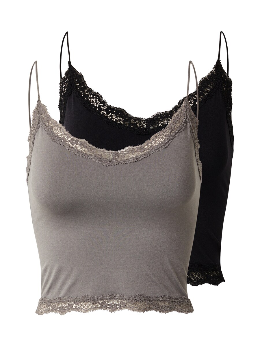 

Майка ONLY ONLVICKY, цвет Grey/Black