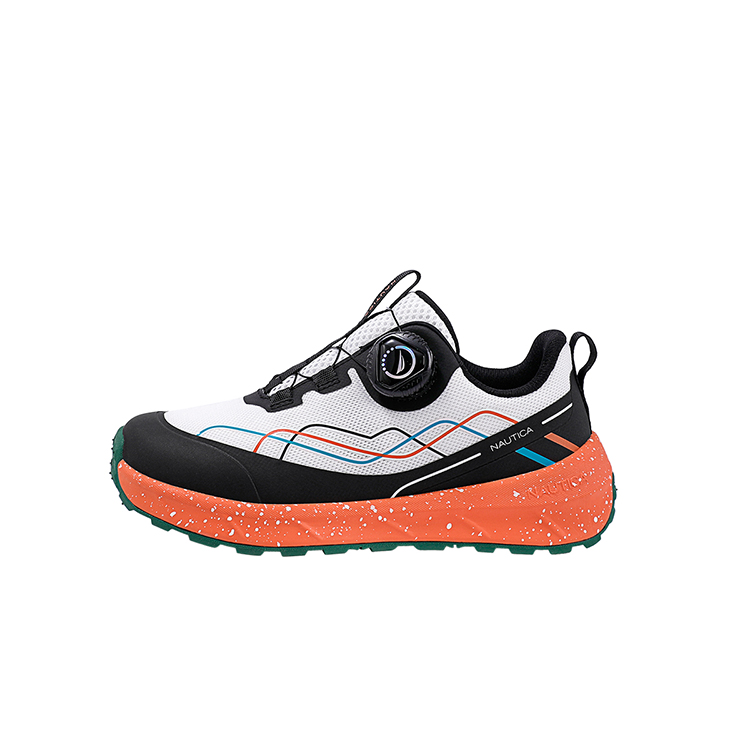 

NAUTICA Легкие амортизирующие низкие кроссовки для тренировок white purple kids'