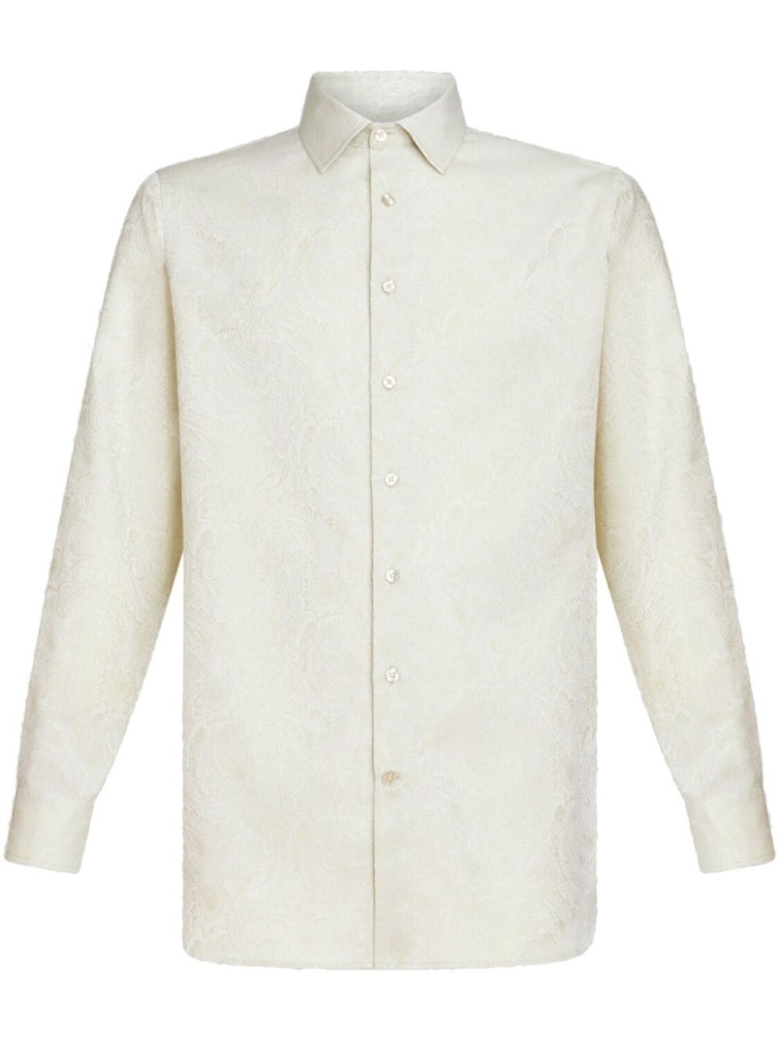 

ETRO жаккардовая рубашка, белый