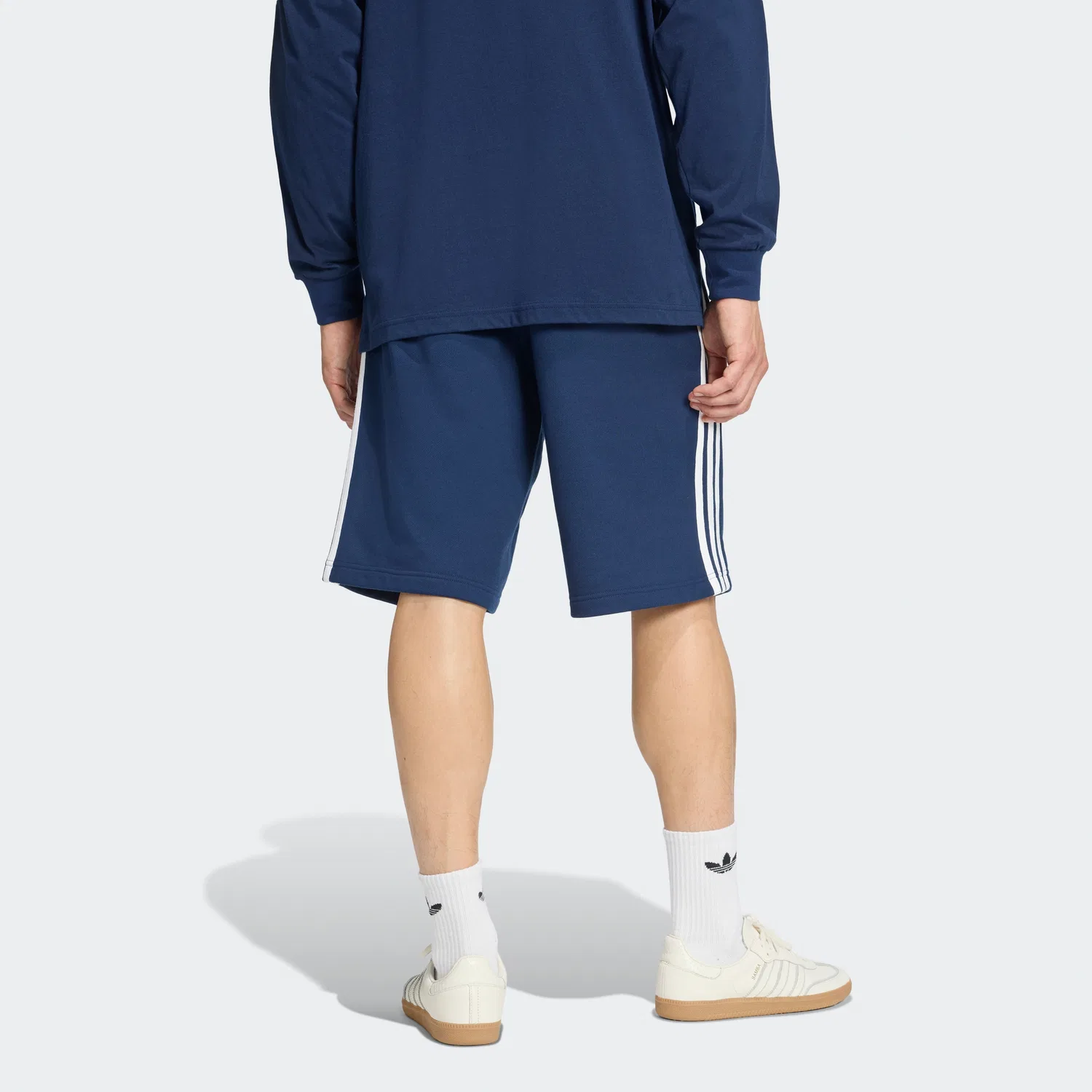 Мужские шорты 3-Stripes Night Indigo от Adidas — фото 2