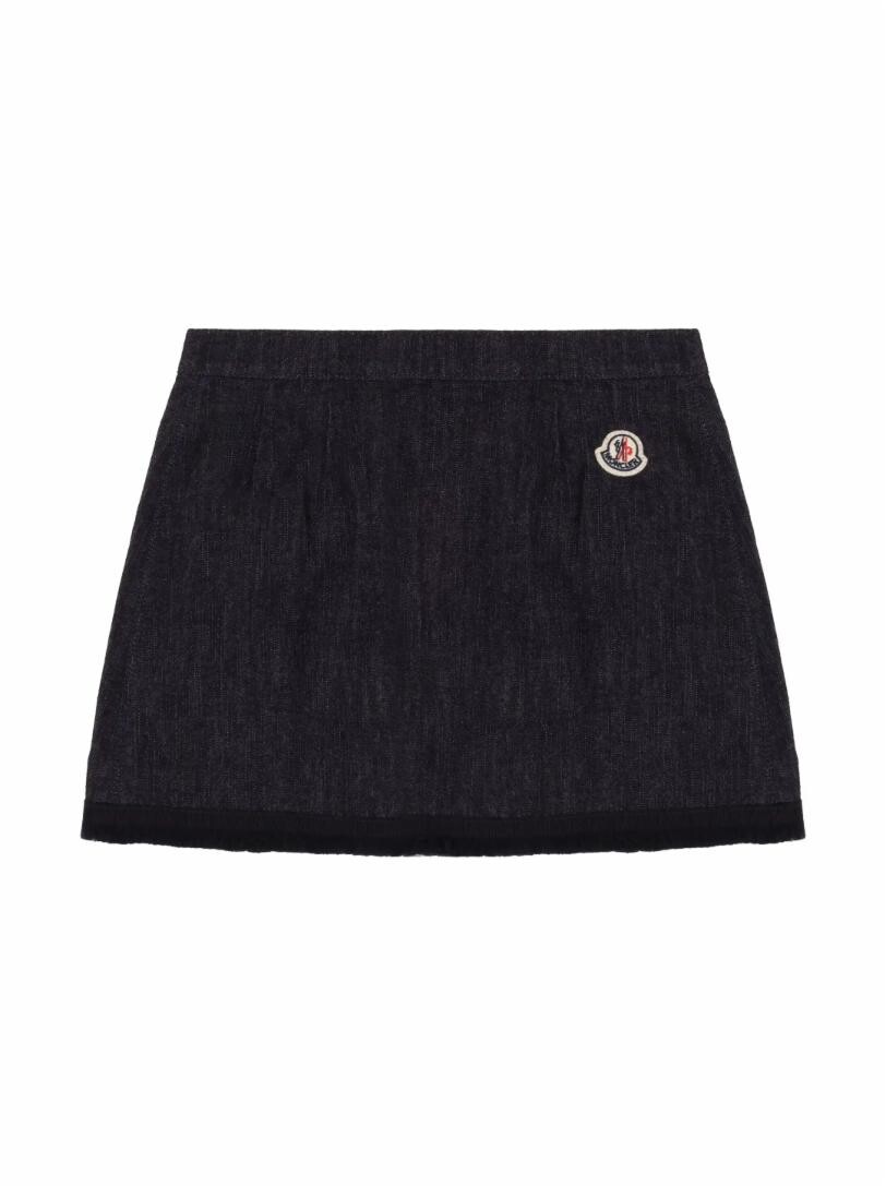 

Юбка с логотипом Moncler, тёмно-синий