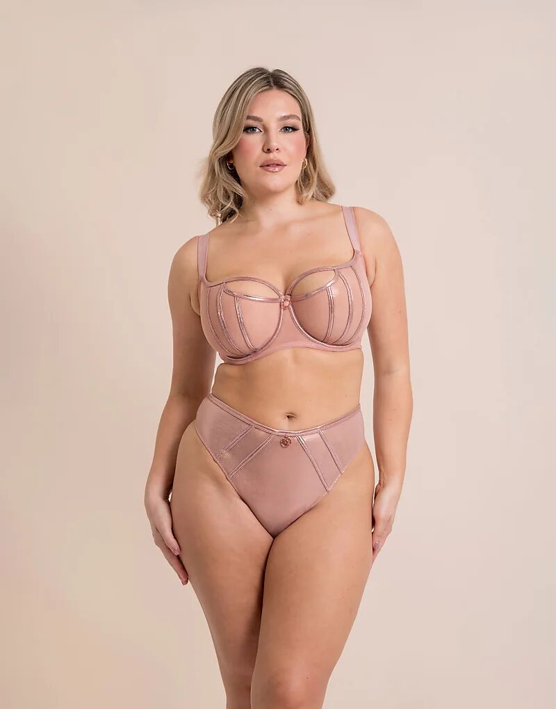 

Трусики-стринги Curvy Kate Scantilly eos из розового золота