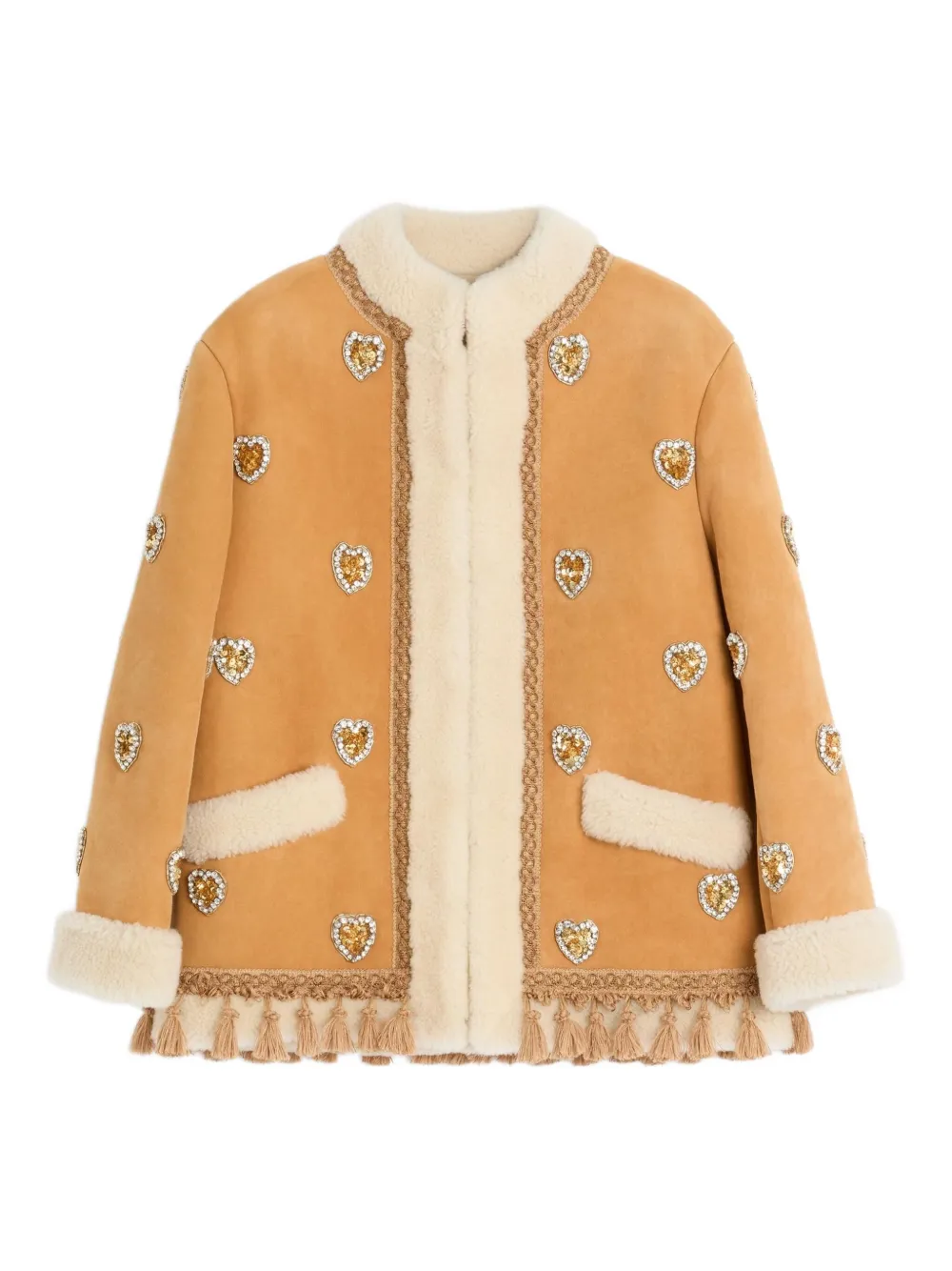 

Куртка с вышивкой VALENTINO GARAVANI, нейтральный
