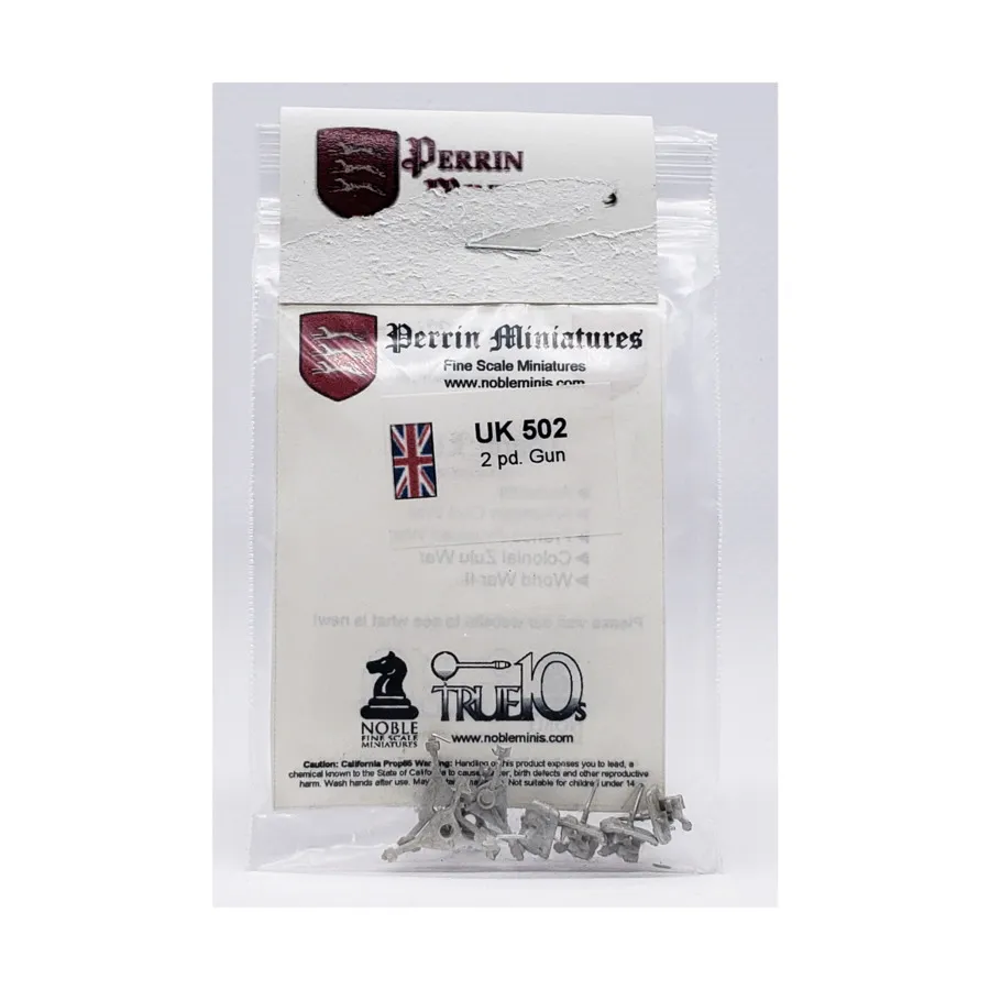 

2 пд. Пистолет, WWII Miniatures - UK & Commonwealth (10mm) (Perrin Miniatures)
