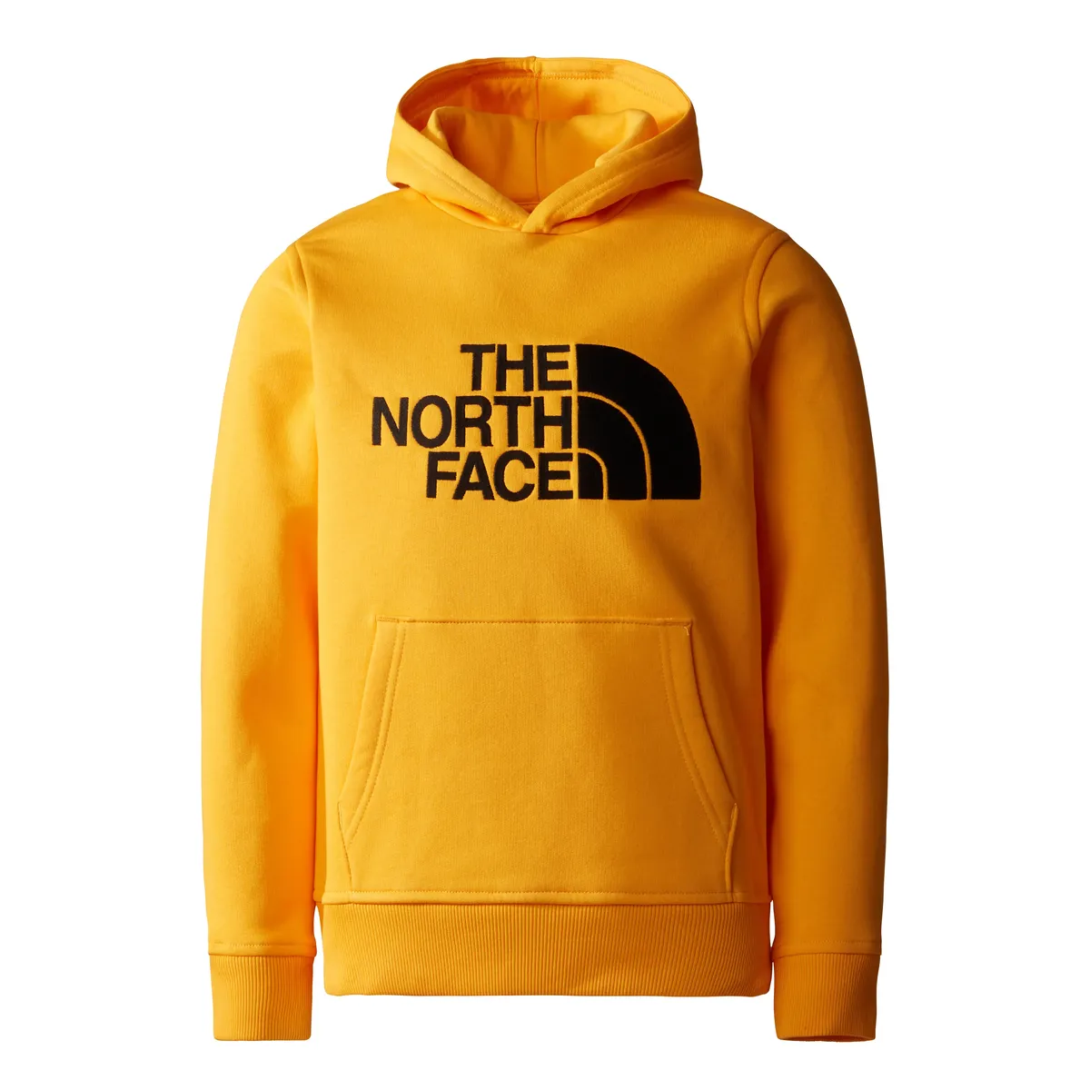 

Толстовка The North Face "DREW PEAK P/O HOODIE - KIDS" с большой вышивкой логотипа, желтый