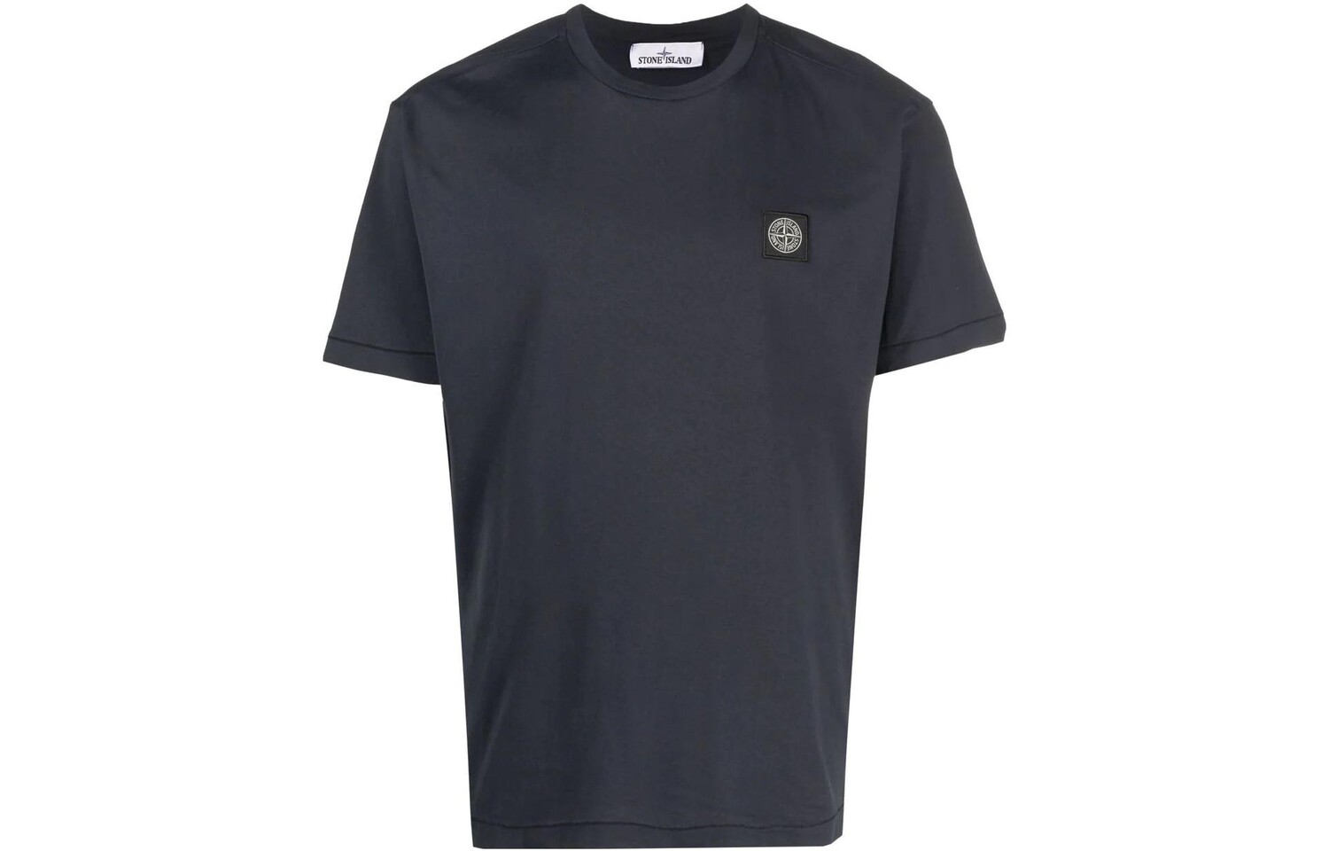 

Футболка мужская темно-синяя Stone Island, темно-синий