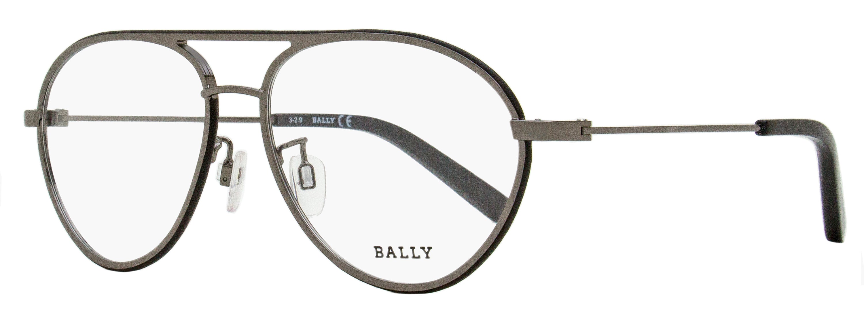 

Мужские очки-пилоты Bally BY5013H 008 Gunmetal/Black 57 мм
