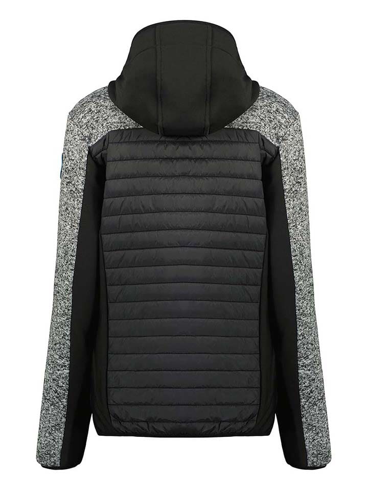 Флисовая куртка Geographical Norway Fleecejacke Taquese, цвет Schwarz/Grau — фото 2