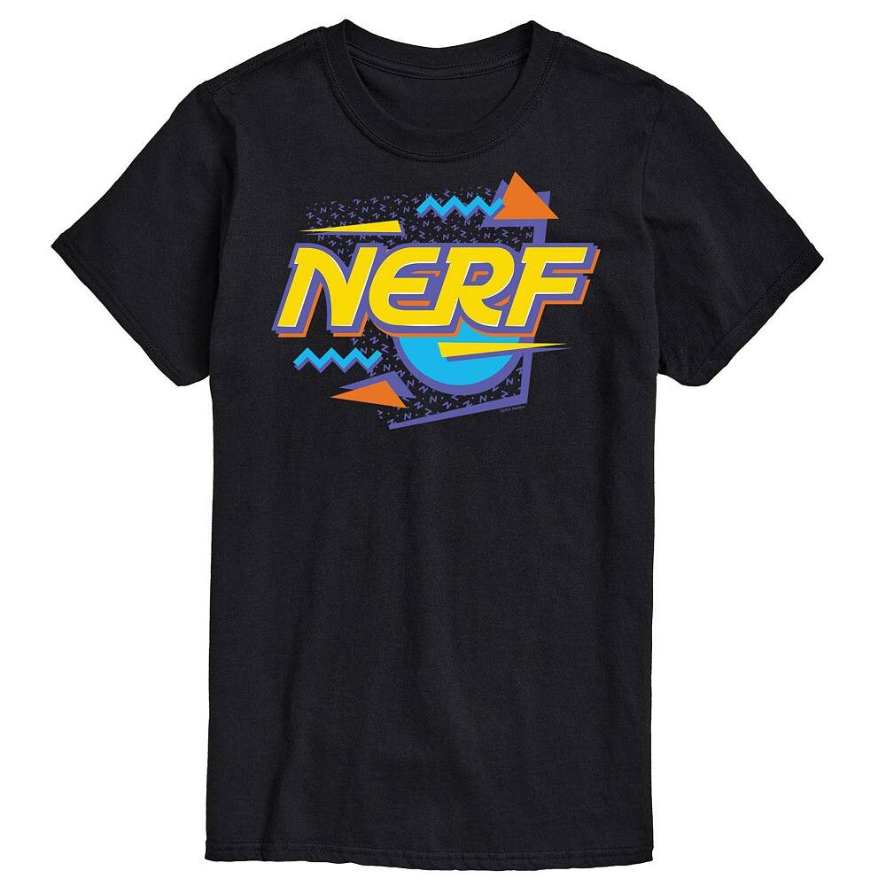 

Мужская футболка с логотипом Nerf 90-х годов и графическим рисунком, черный