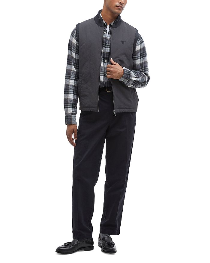 

Вязаный жилет Leyburn Barbour, черный