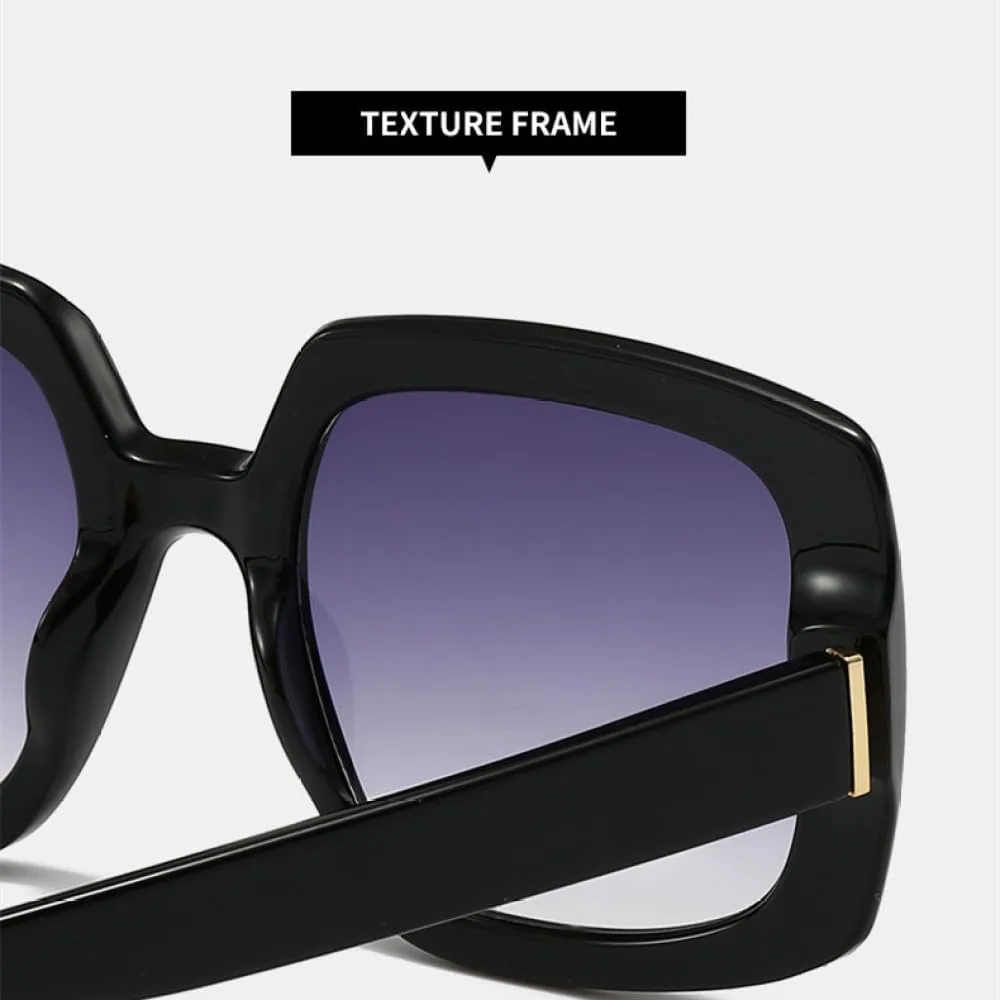 

Квадратные солнцезащитные очки для женщин, градиентная оправа, дорожные очки для мужчин и женщин, защита от УФ-излучения UV400, класса люкс generic, Green