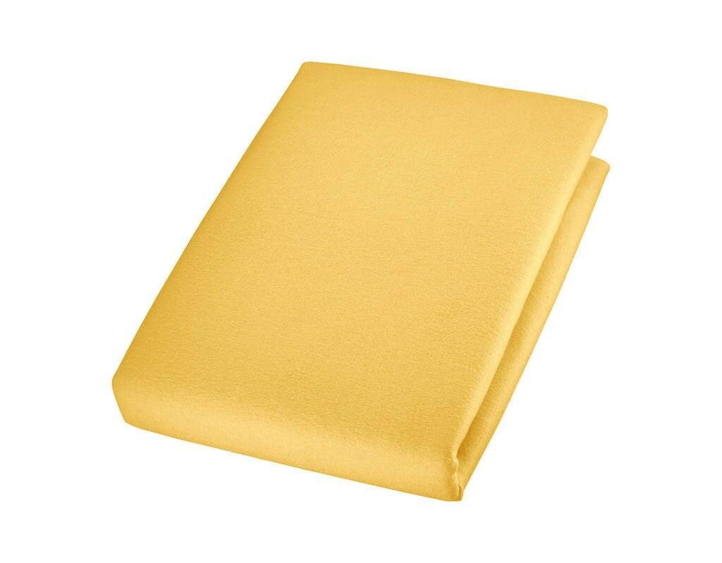 

Простыня Cotonea органическая на подкладке благородная фланель цвет желтый -I065 размер 140х200 см