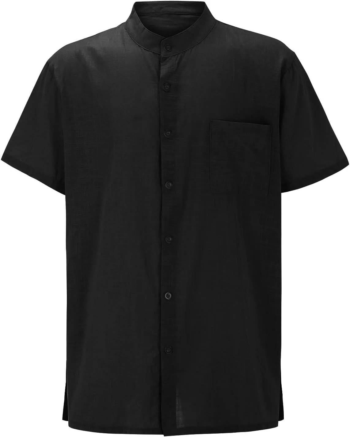 Гавайская рубашка мужская Linen Loose Fit с карманом