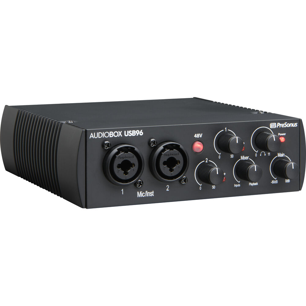 

Аудио/MIDI-интерфейс PreSonus AudioBox USB 96 USB-B (черный, 25-летний юбилей)