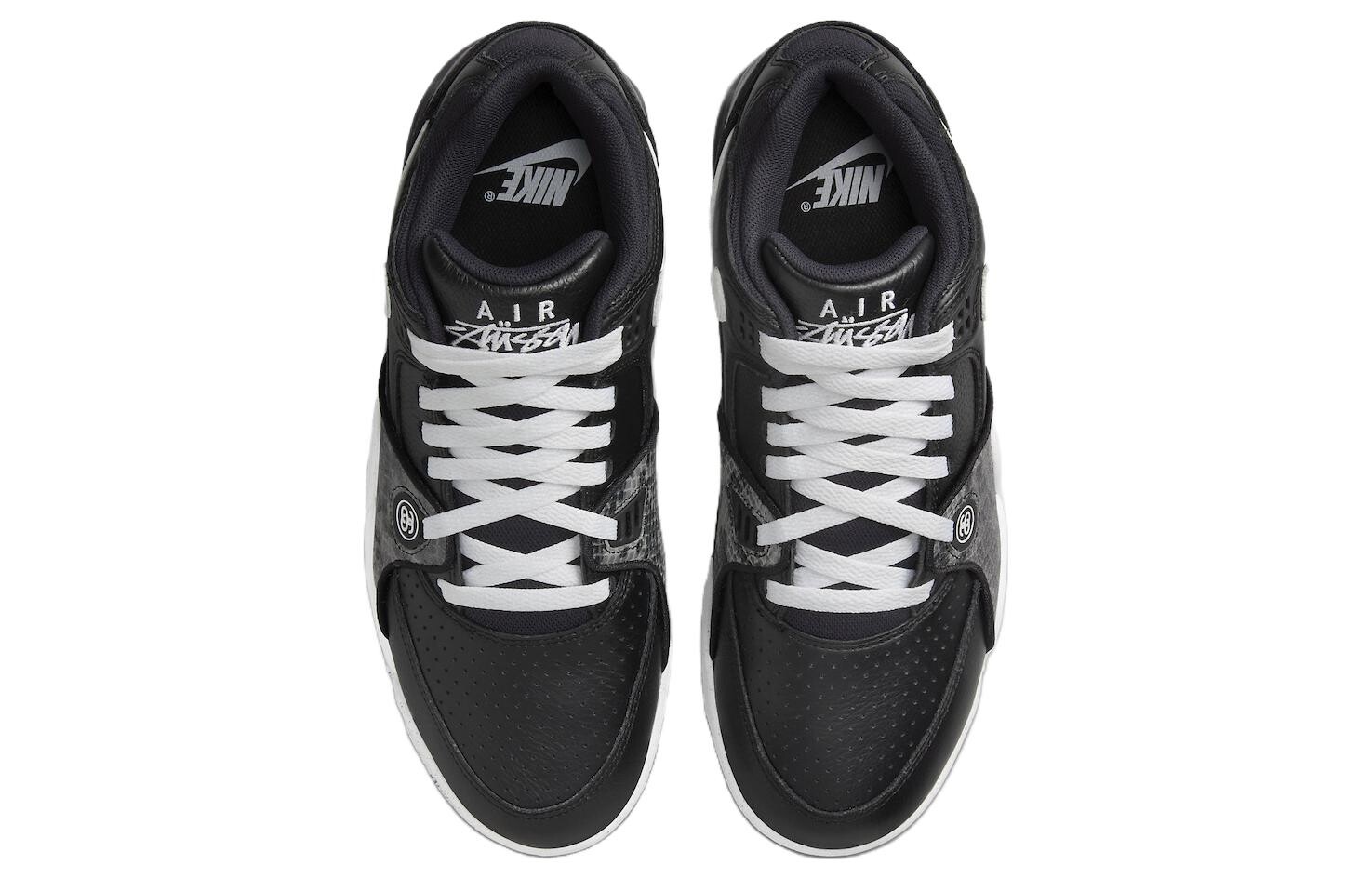 Мужские баскетбольные кроссовки Nike Air Flight 89 Vintage, Black/White — фото 4