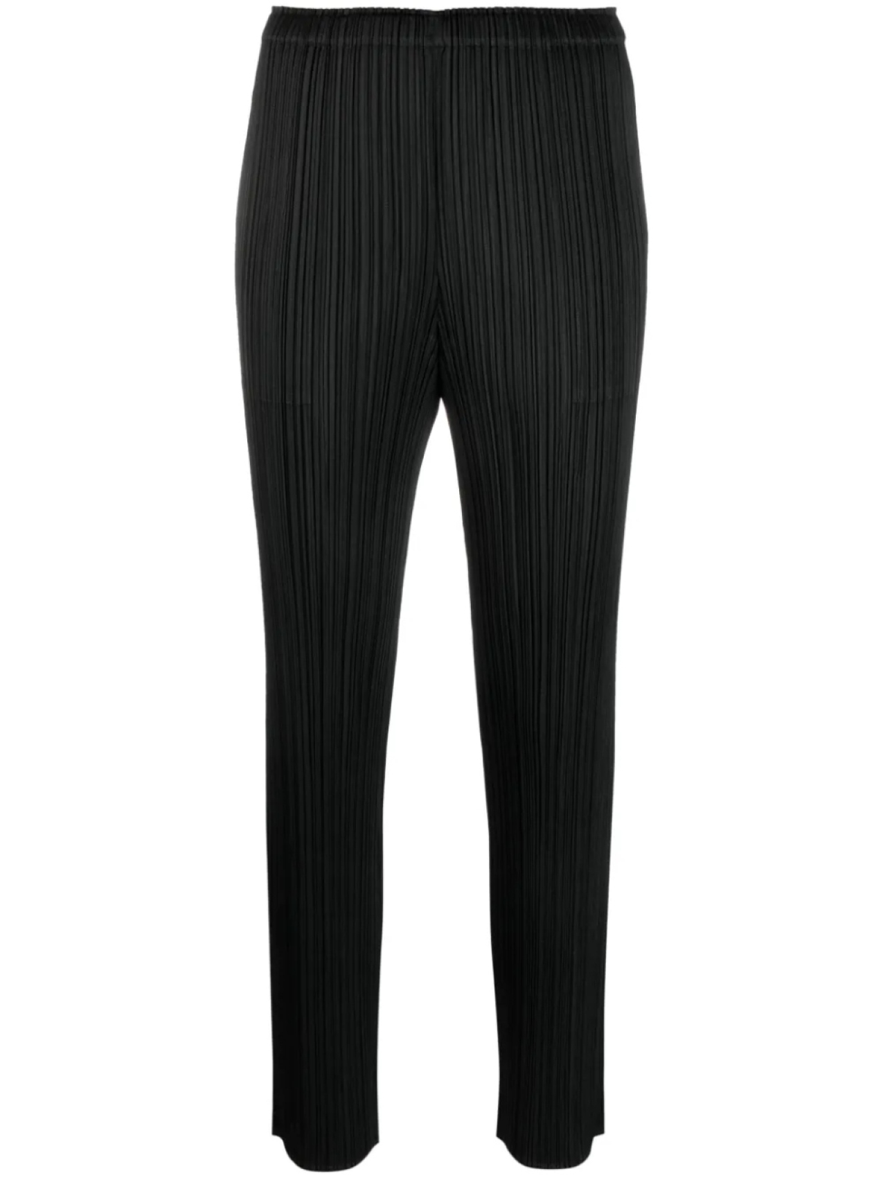 

Pleats Please Issey Miyake укороченные зауженные брюки с плиссировкой, черный