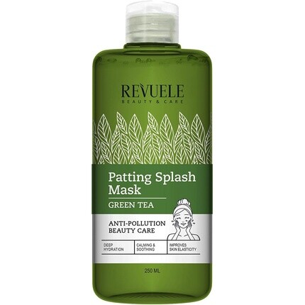 

Revuele Patting Splash Green Tea Mask 250 мл — 100% натуральный и органический — защищает кожу от загрязнений и ежедневного стресса — Уход за кожей
