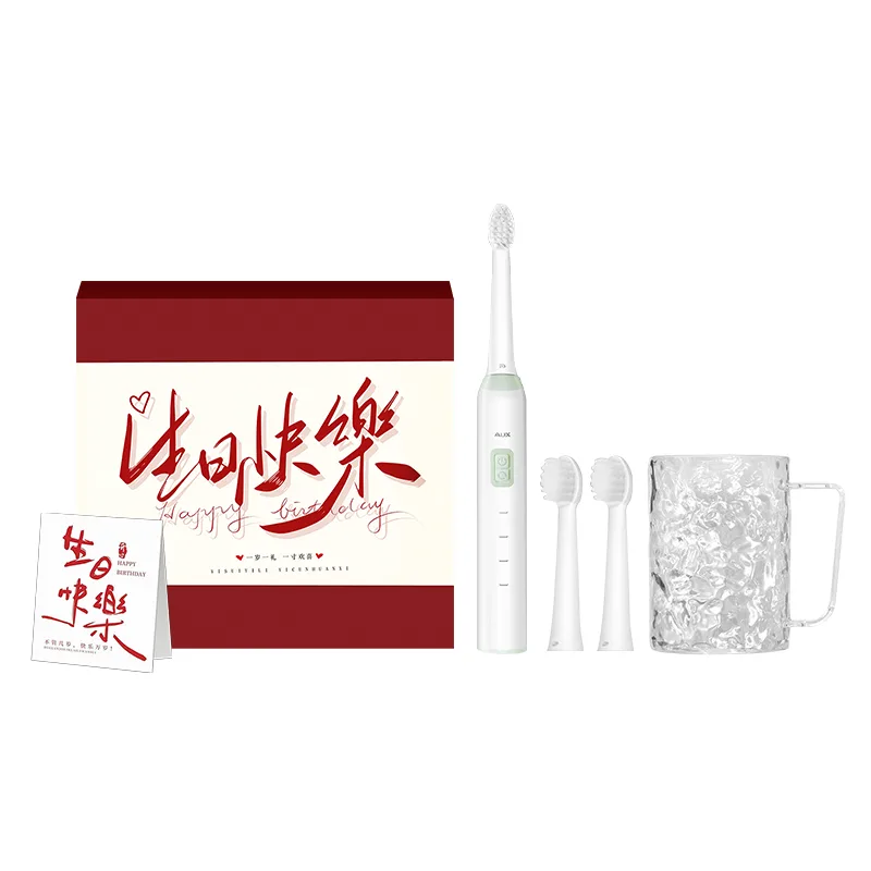 Электрическая зубная щетка AUX, A19 White-Radiant Heart Box — фото 2