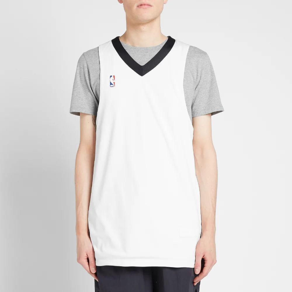 Двусторонняя футболка Nike x Fear of God 'Summit White/Dark Heather Grey' — фото 2