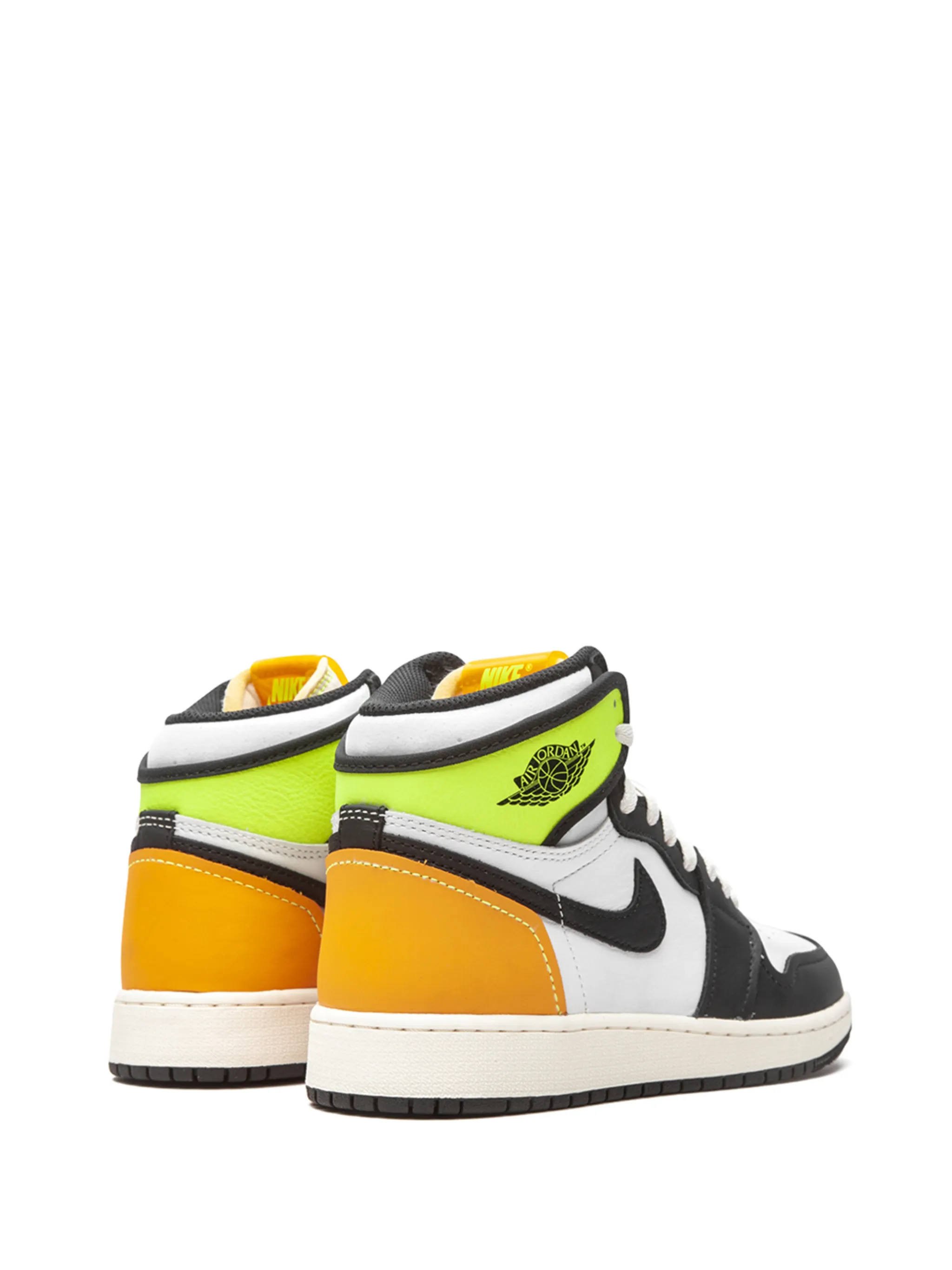 Кроссовки Air Jordan 1 Retro High Volt Jordan Kids, черный — фото 3