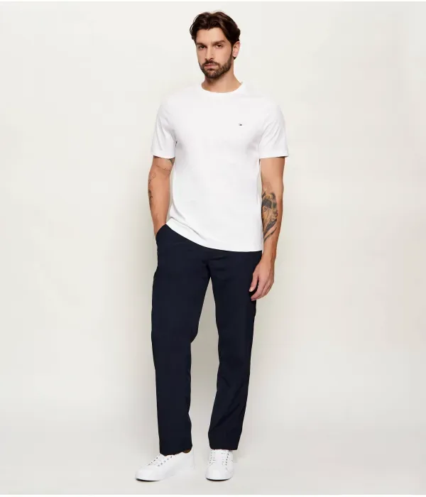 Брюки straight fit Calvin Klein, темно-синий — фото 2