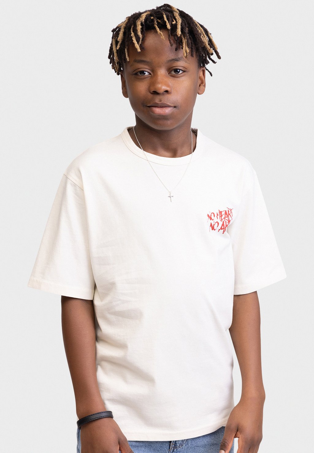 Футболка с принтом TEEMIR TEE OVERSIZED FIT Redefined Rebel, слоновая кость — фото 3