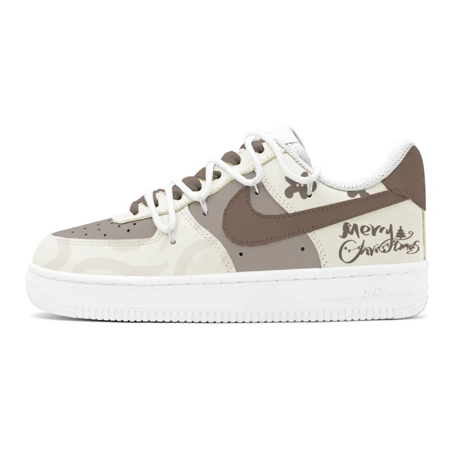 

Кроссовки Air Force 1 с низким верхом, амортизирующие, противоскользящие, износостойкие, для детей и подростков Nike, белый