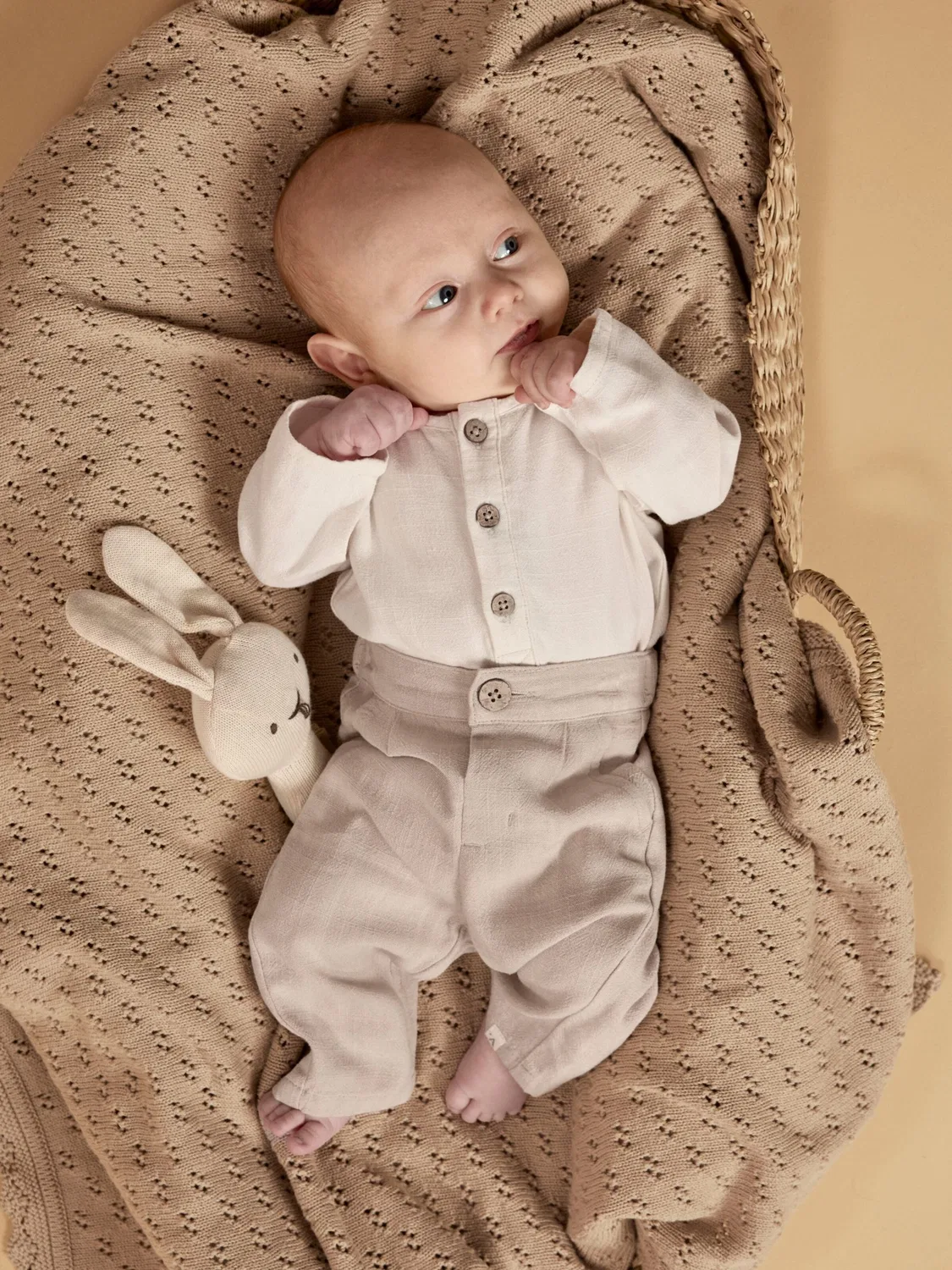 Комбинезон/Боди Lil'Atelier, Wool White — фото 3