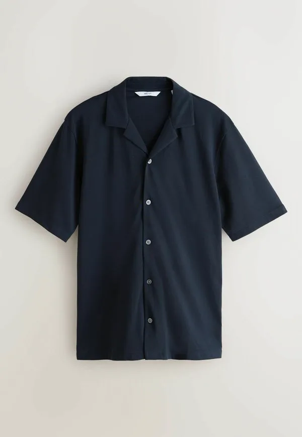 Рубашка с коротким рукавом стандартного кроя, комплект из 3 штук. Next, Navy Blue Grey White — фото 4