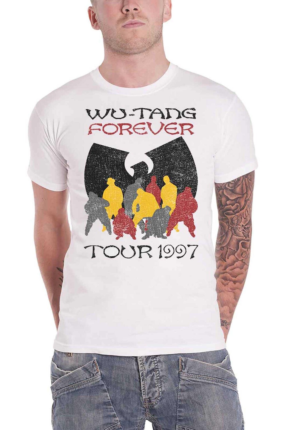 

Футболка Forever Tour 97 Wu Tang Clan, белый