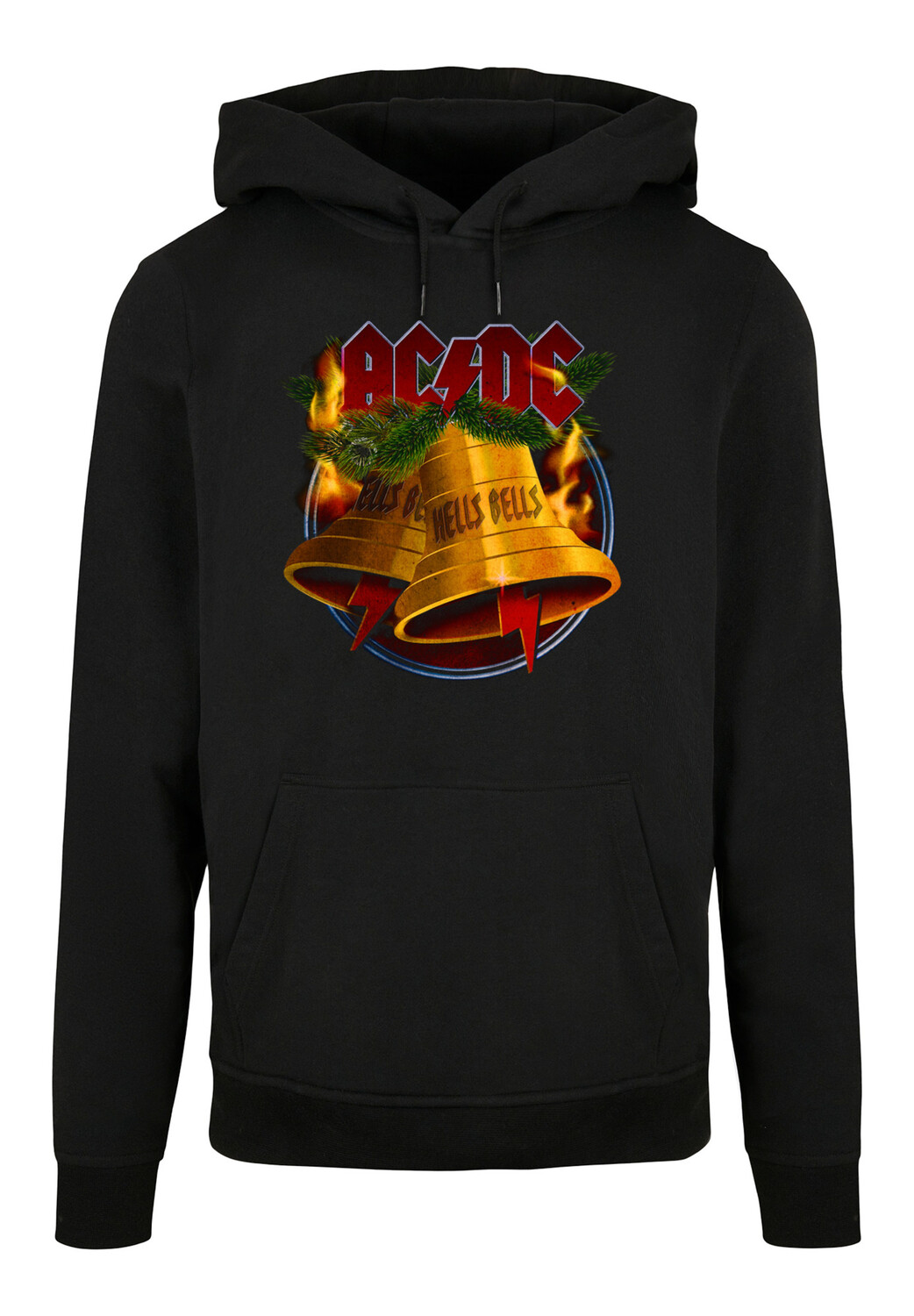 

Пуловер F4NT4STIC Basic Hoodie ACDC Christmas Weihnachten Hells Bells, черный