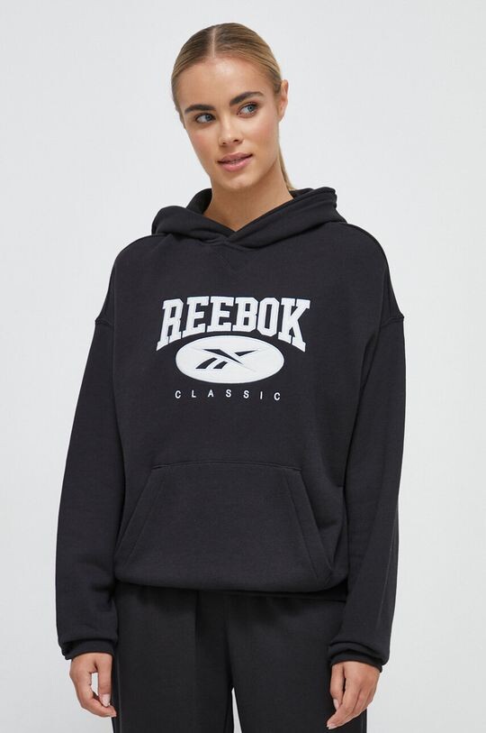 

Хлопковая толстовка Reebok, черный