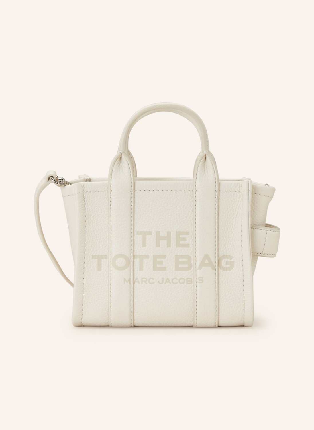 

Кожаная сумка-шоппер the crossbody MARC JACOBS, экрю
