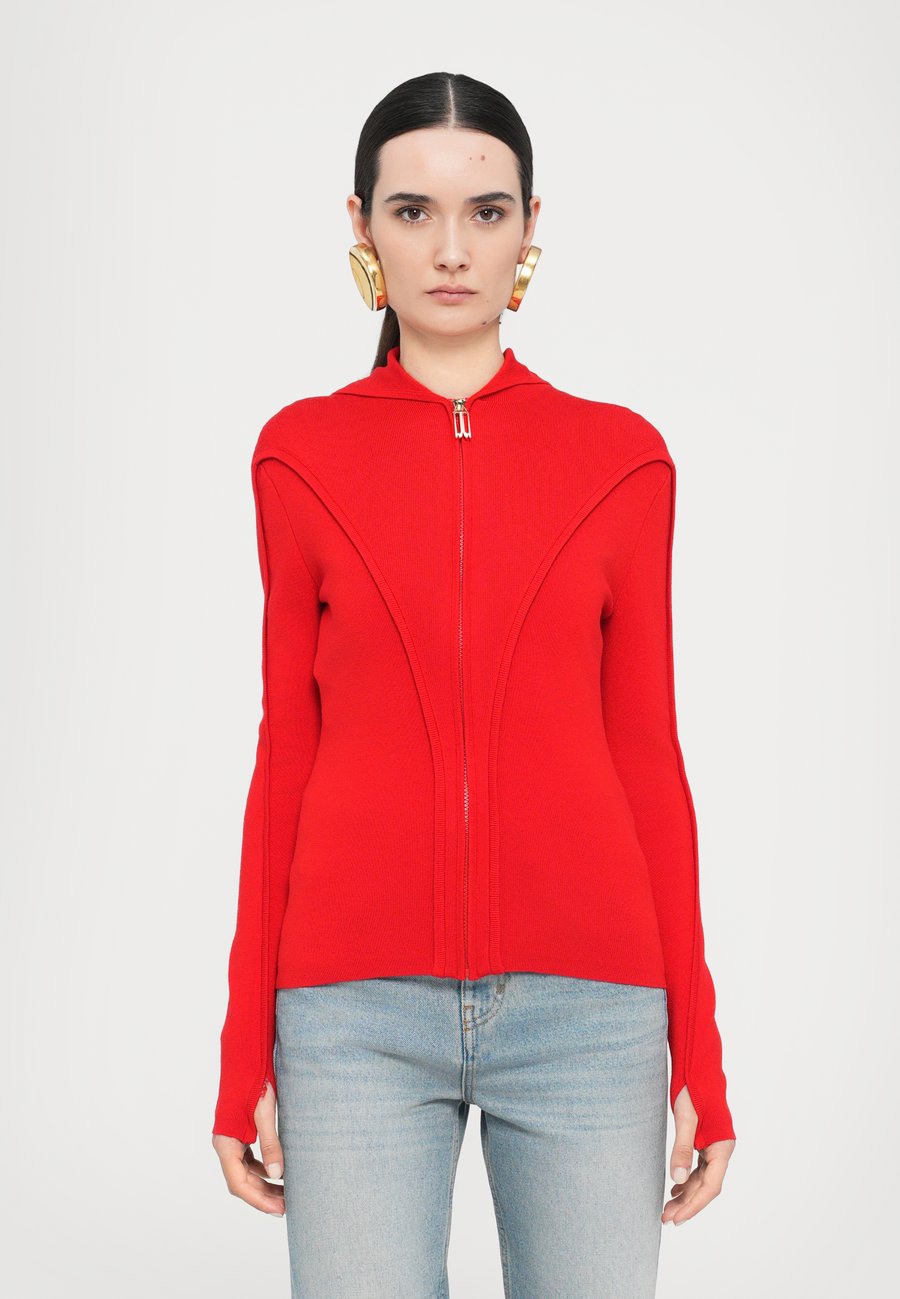

Толстовка Victoria Beckham PIPING DETAIL HOODED, Bright Rose/Red