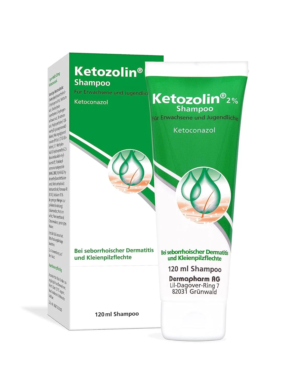 Шампунь Ketoz OLIN 2% 120 мл Ketozolin