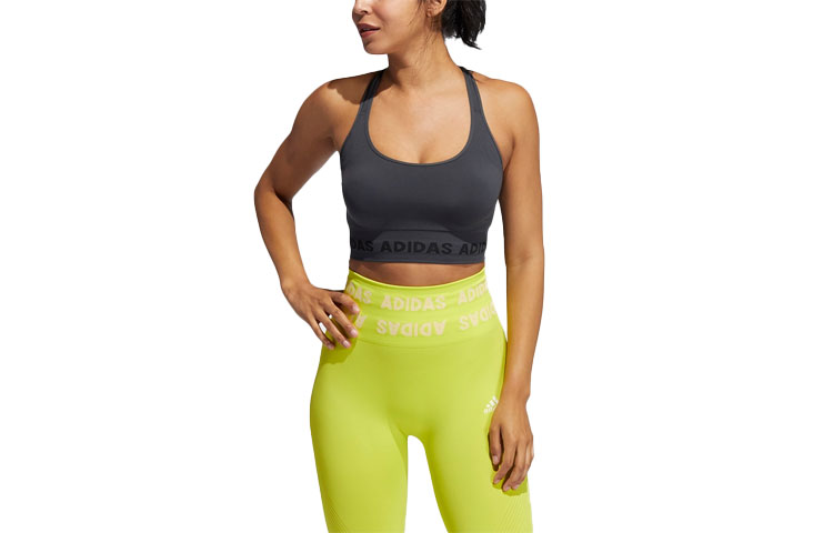 

Adidas Спортивное нижнее белье женское, однотонное, серое