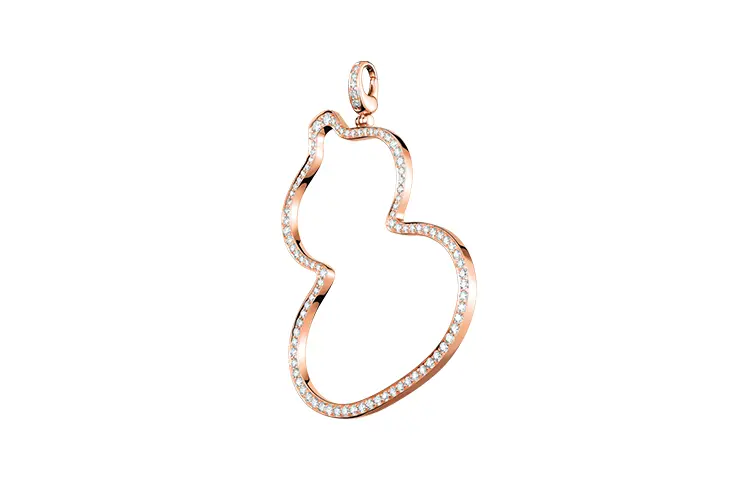 

Qeelin Wulu 18K Rose Gold, Diamond Charm/Pendant Women's