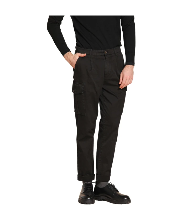 

Классические брюки-карго черного цвета. Mason'S, черный