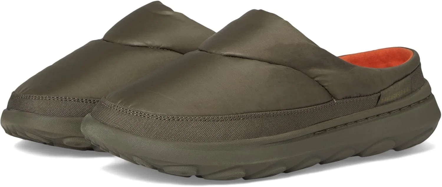Тапочки стеганые Merrell, оливковый