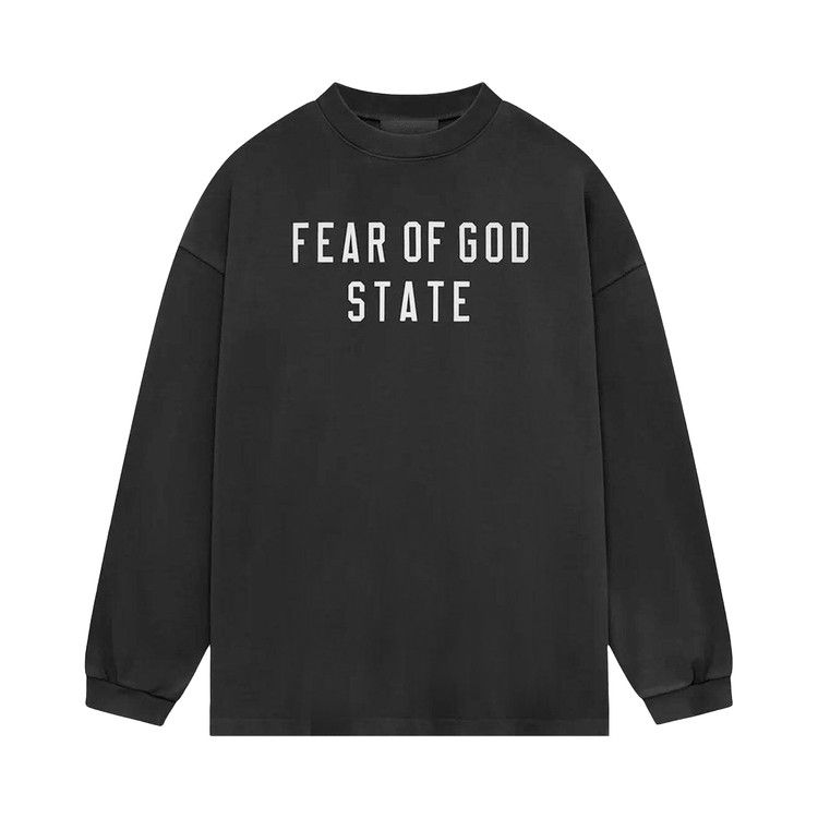 

Футболка Fear of God Essentials Heavy Long-Sleeve Tee, Black
