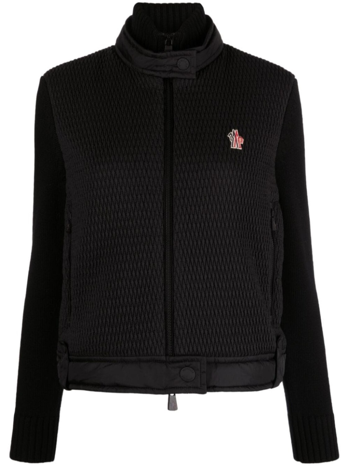 

Moncler Grenoble куртка со вставками, черный