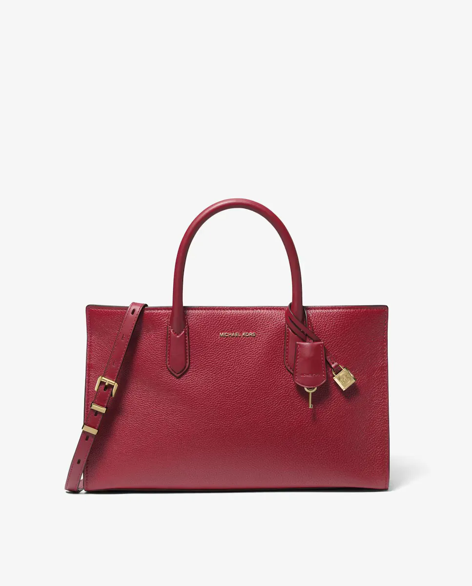 

Scarlett Кожаная сумка на плечо Satchel трансформируемая в кроссбоди Michael Michael Kors, гранатовый, Красный, Scarlett Кожаная сумка на плечо Satchel трансформируемая в кроссбоди Michael Michael Kors, гранатовый