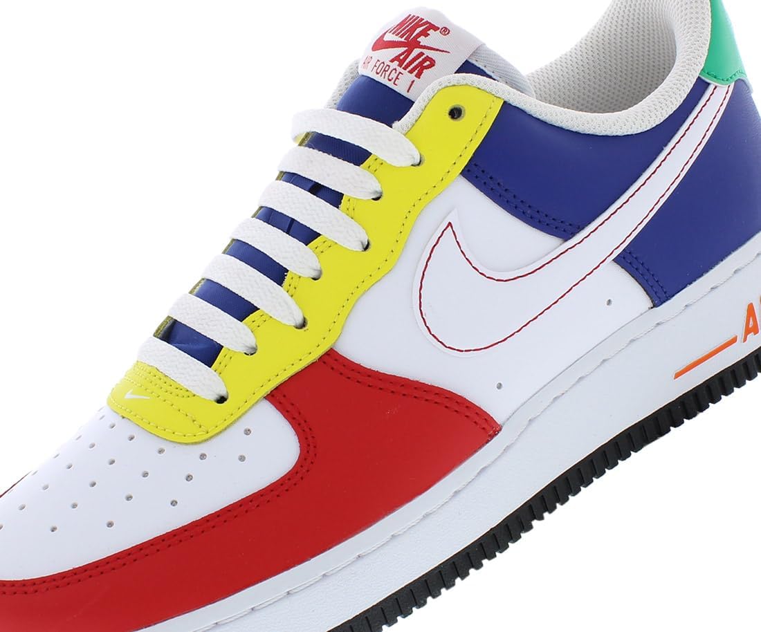 Кроссовки Nike Air Force 1 '07 LV8 для мужчин, University Red/White — фото 3
